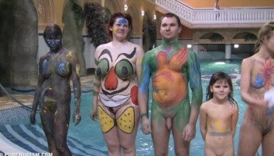Splashing Water Zone 2 - Participation in nudism contributes to personal growth