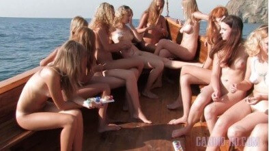 Candid HD: Nudist Boat Cruise Full HD video - Nudism and naturism help overcome prejudices and fears related to physical appearance