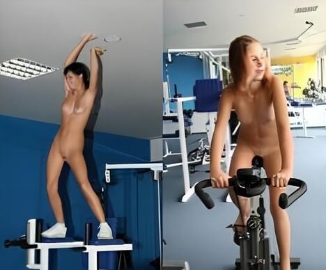 Nudists in the gym pics - Boundaries disappear in the world of nudism