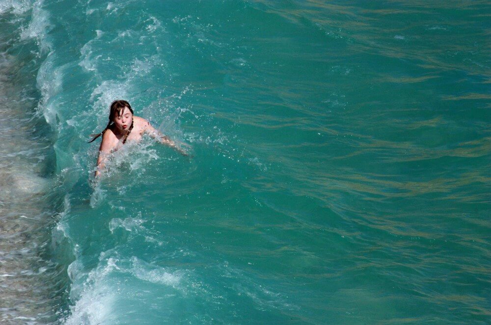 Naturist Cold Water Entry pics - Nothing kept the clothes on my body