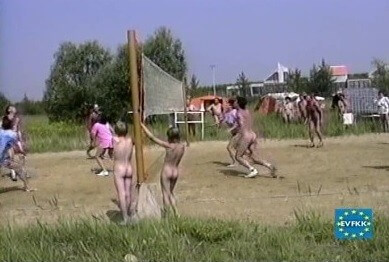 EVFKK - Miss Volleyball - Harmony and balance are important in this nudist culture