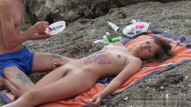 Naked body art on the beach Full HD video - The Impact of Naturism on Physical and Psycho-Emotional Health