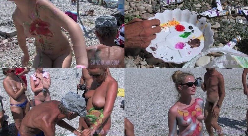 Body Art Festival 2008 Part 1 - Many naturists are members of Green parties or various environmental movements