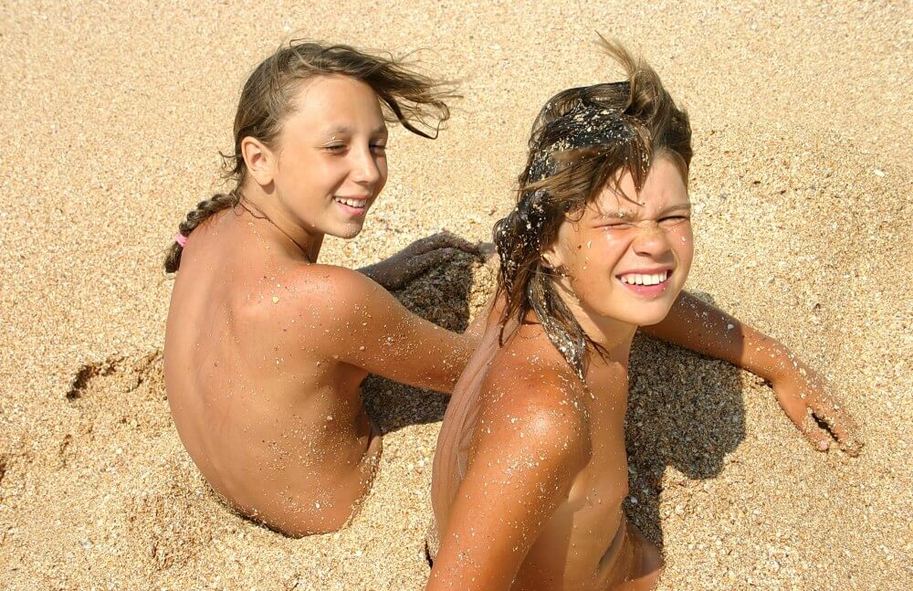 Ocean Beach Relaxing Photo Set - In nudist culture, sincerity, honesty, and respect for oneself and others are valued