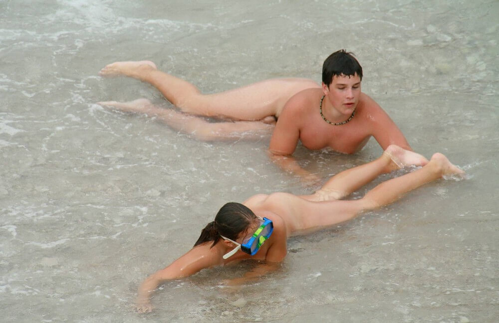 Wading In The Shallows pics - Nudity is a natural way to express respect for nature and oneself