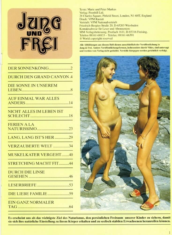 Jung und Frei Nr 76 - Nudism is a philosophy based on respect and trust