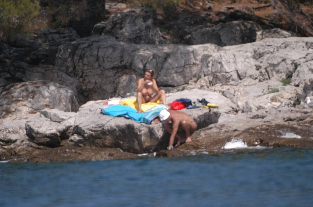 Croatian Rock-Front Coast pics - Are required to remain naked at all times