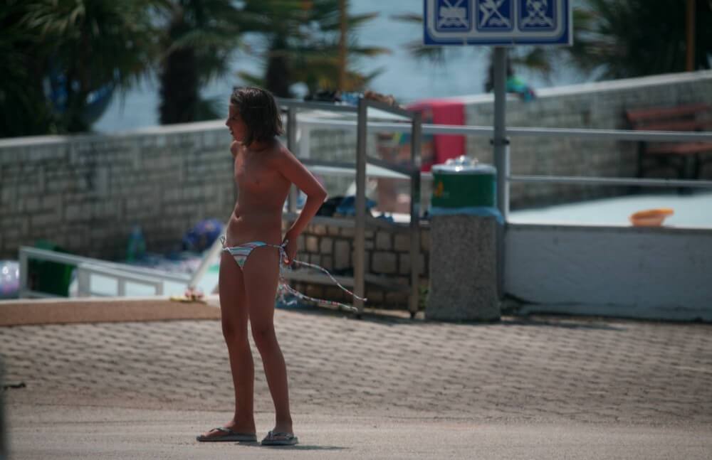 Naturist Pool Walkaround pics - People practice nudism to achieve harmony with nature