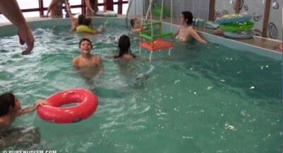 Indoor Swim Exercise 2 Full HD video - Activities conducted in a state of complete nudity