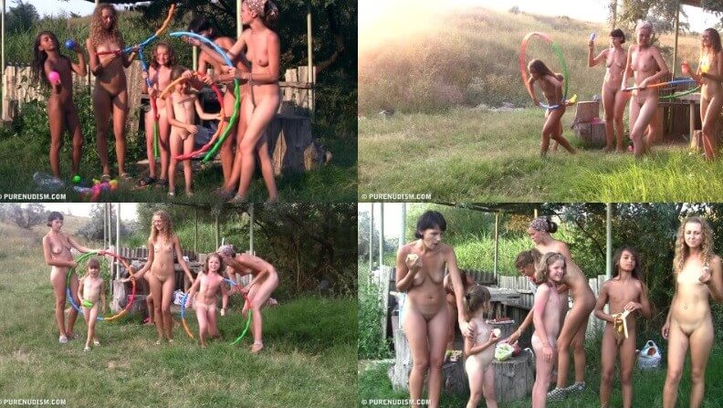 Countryside lounging 2 Full HD video - Naturalness and freedom are the core principles of naturism and nudism