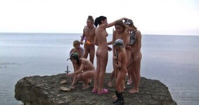 Rocky Canyon Cabin # 2 video - Nature and nudism are the best home for a person