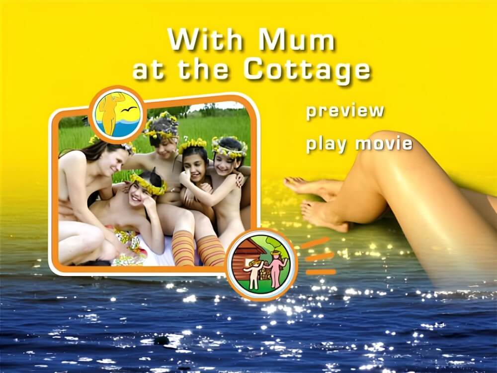 Naturist Freedom: With Mum at the Cottage DVD - Events with completely naked people