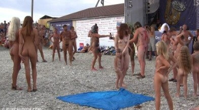 Cool Day At The Beach Full HD video - Ordinary Citizens Consciously Practicing Nudism