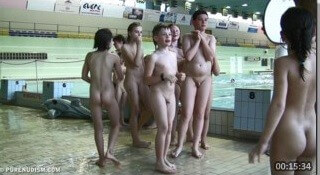 In a pool named Argentina Full HD - Overcoming inhibitions is one of the goals of nudism