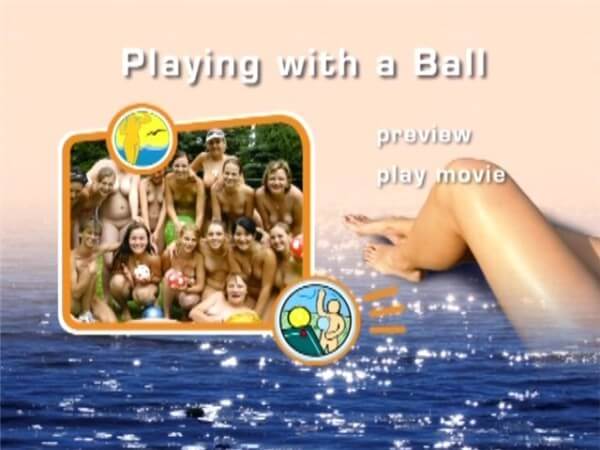 Naturist Freedom: Playing with a ball - Living with joy and ease is part of the naturist lifestyle