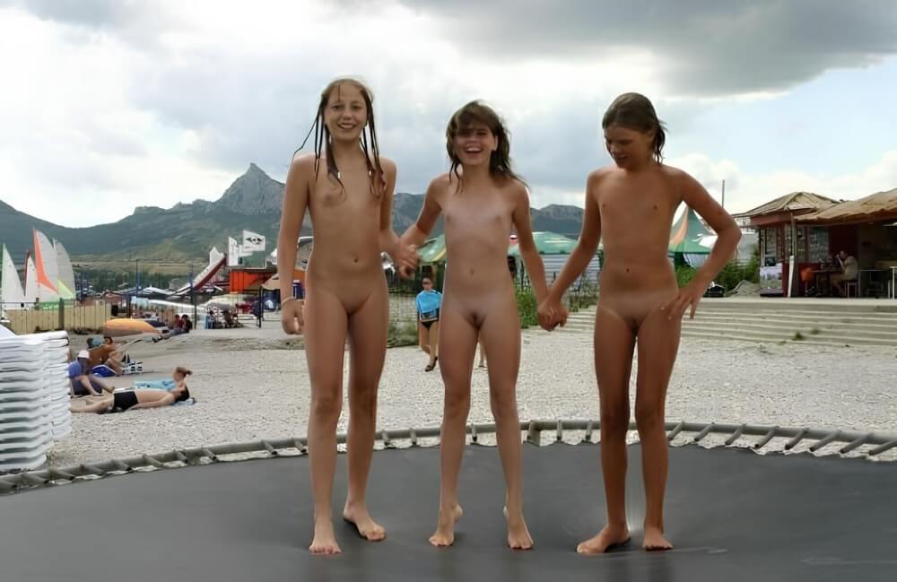 Trampoline pics - Overcoming shame and awkwardness when taking off clothes