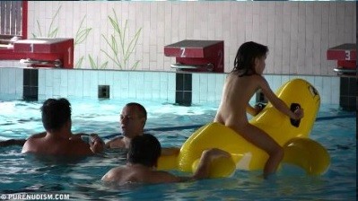 Floating On Our Rafts 1 - Naturists value a simple life
