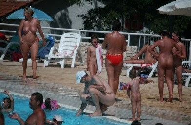 Enjoying The Sunny Pool gallery - Naturism and society