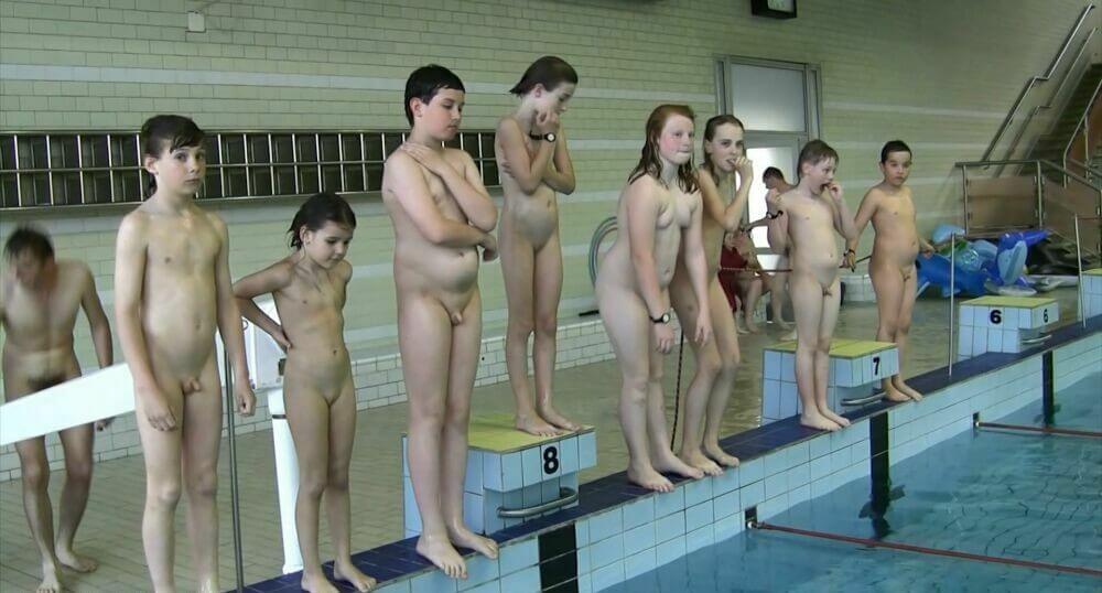 Naturist Pool And Games Full HD upd - Beautiful family nudism
