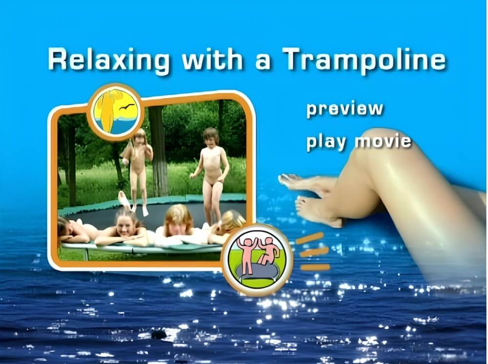 Naturist Freedom: Relaxing with a trampoline DVD - Nudism and naturism are a philosophy of life and a culture of interaction
