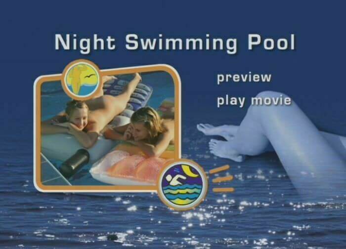 Naturist Freedom: Night swimming pool - Naturism teaches us to accept and respect ourselves and others without inhibition