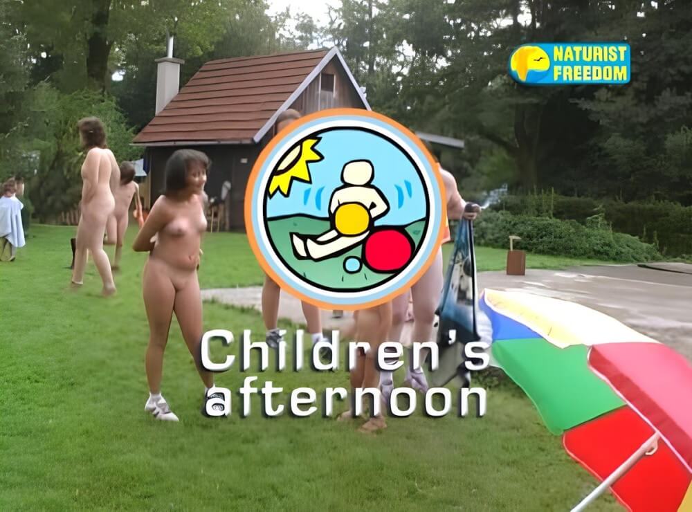 Naturist freedom: Childrens Afternoon - Most nudists are motivated solely by a sense of comfort