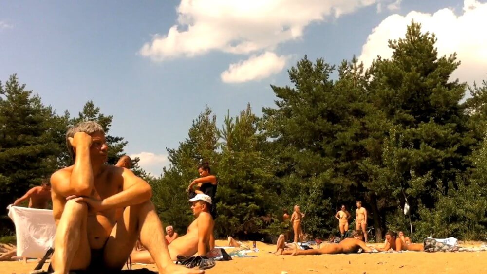 Nudist camping in the forest video HD - Health is strengthened through naturism