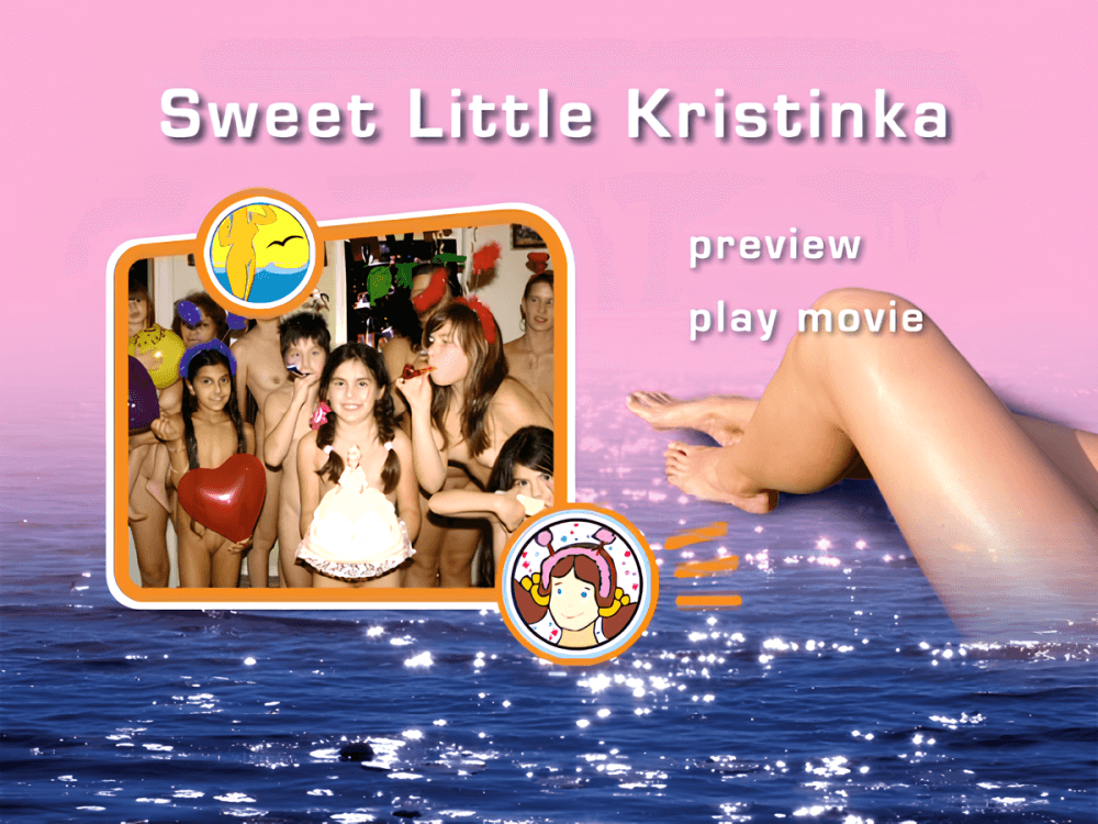 Naturist Freedom: Sweet Little Kristinka  DVD - The natural beauty of the body is revealed in nudism